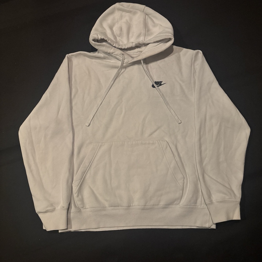 Nike Men's Light Gray Hoodie